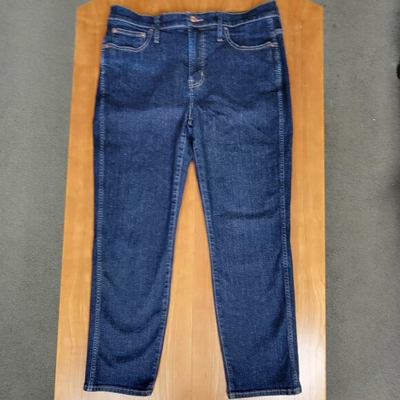 J. Crew High Rise Vintage Straight Blue Jeans - 12 - Picture 3 of 13